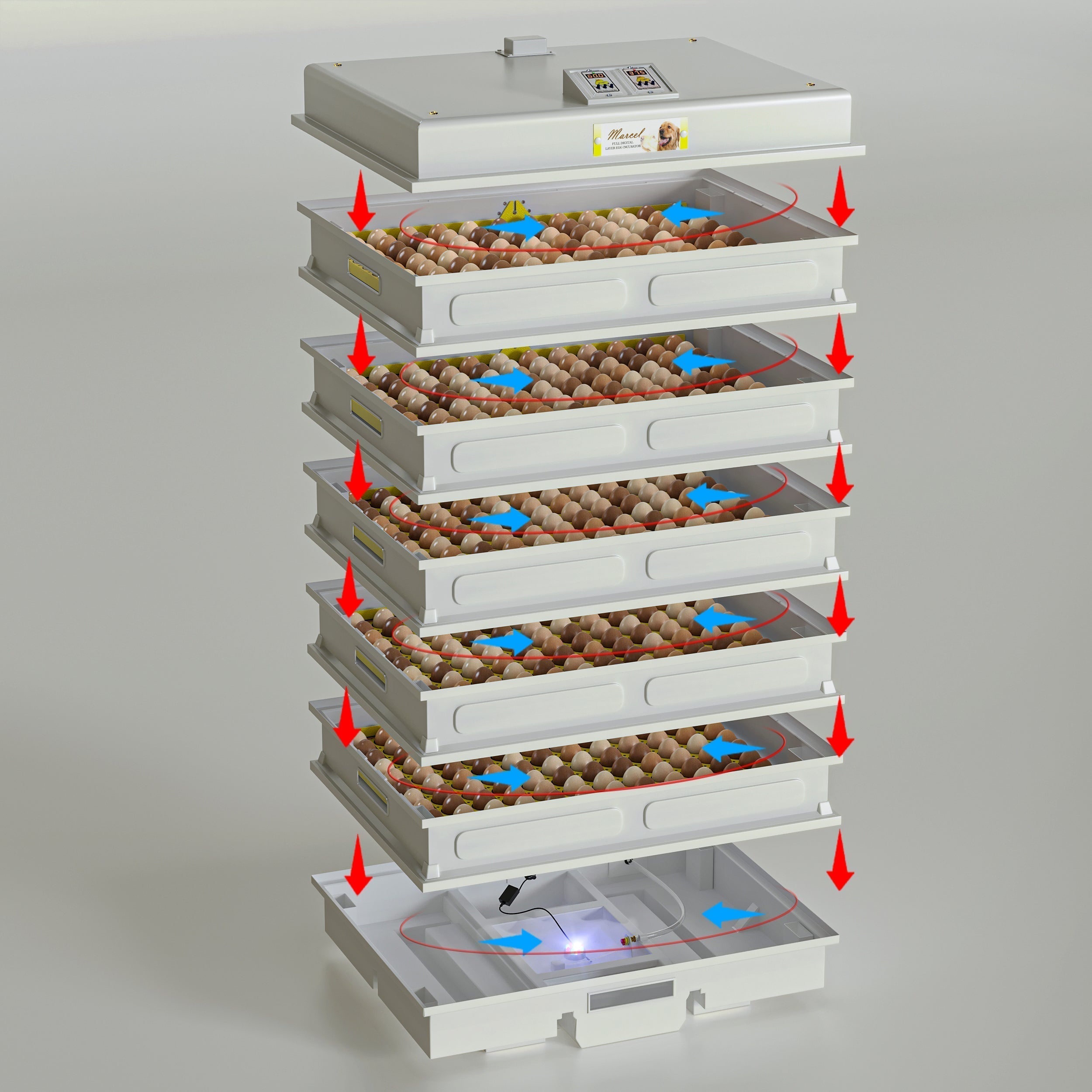 Chicken Egg Incubator – Modular Layer System (120–1200 Egg Capacity)
