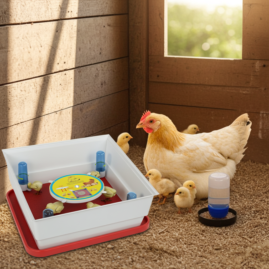 أم صناعية داخلية – حاضنة للكتاكيت والطيور الصغيرة
