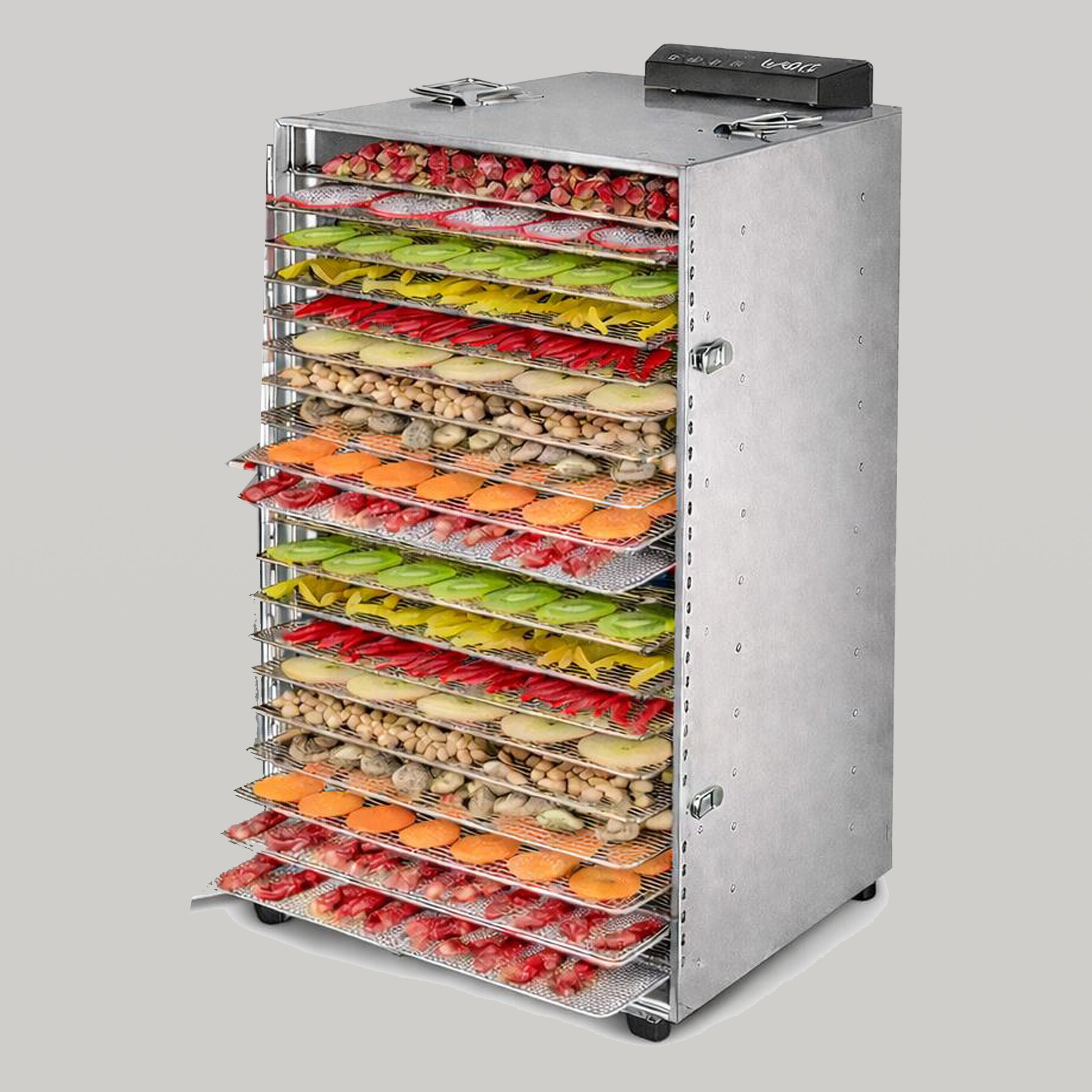 مجفف فواكه نصف صناعي – خزانة تجفيف متعددة الصواني
