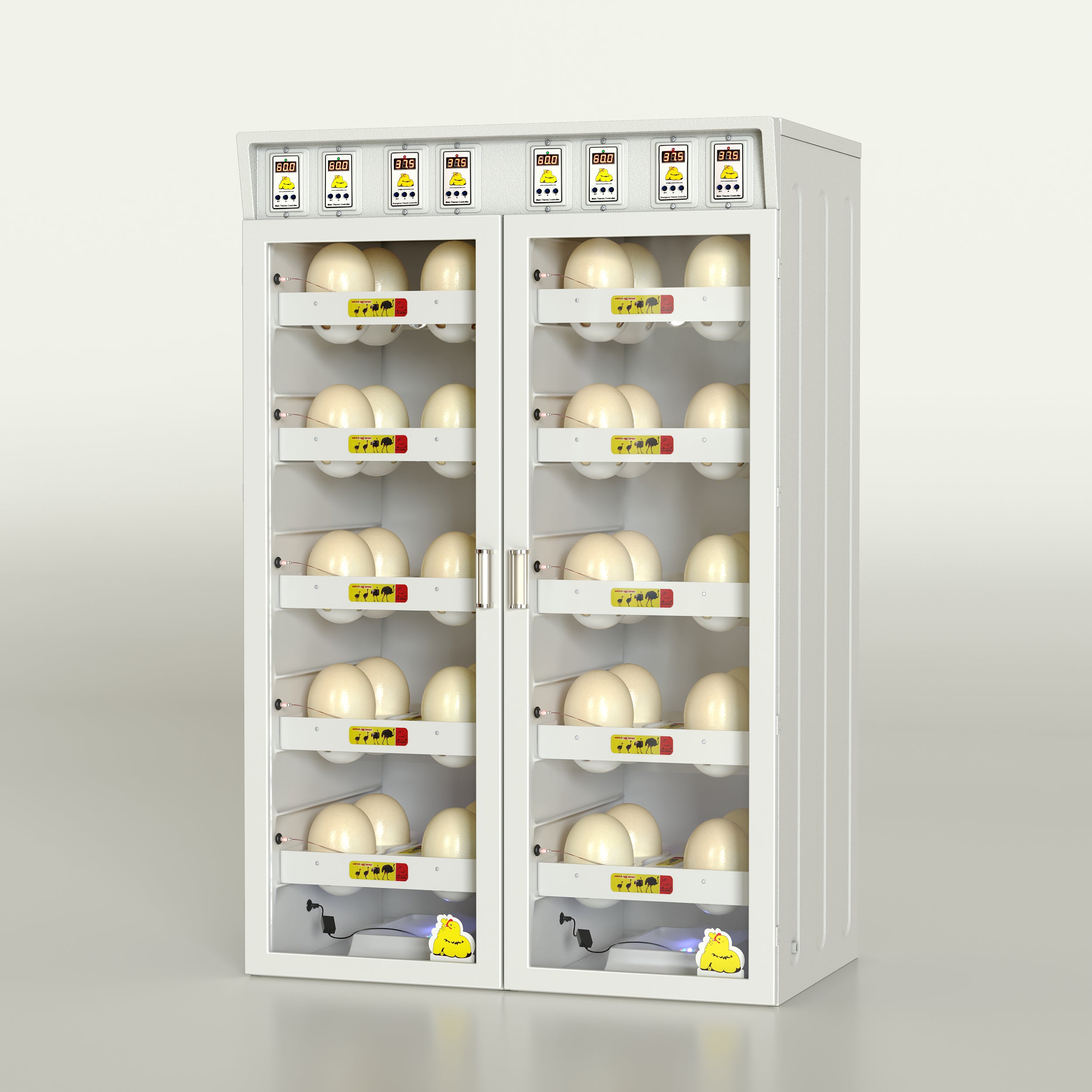 فقاسة بيض النعام – طراز ميغا بسعة أربعين بيضة