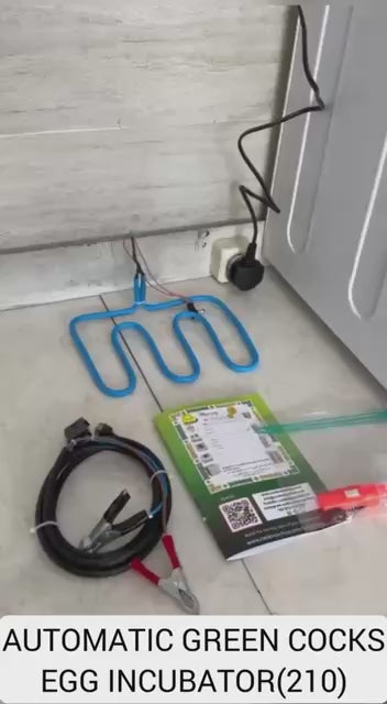 chicken Egg Incubator – Green Model (Up to 250 Eggs) training video 