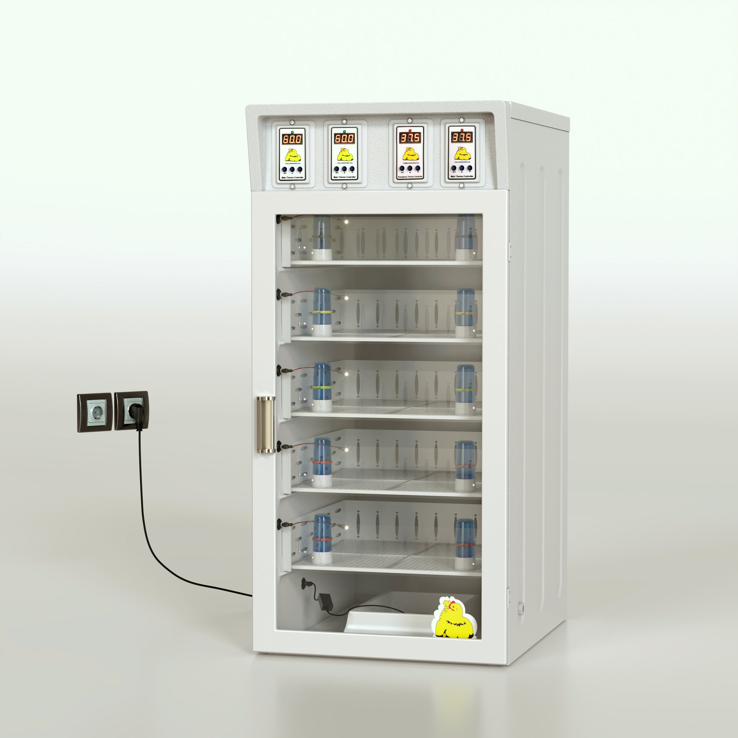 برودر كتاكيت مع أم صناعية بسعة متوسطة حتى مائة وخمسين كتكوتاً
