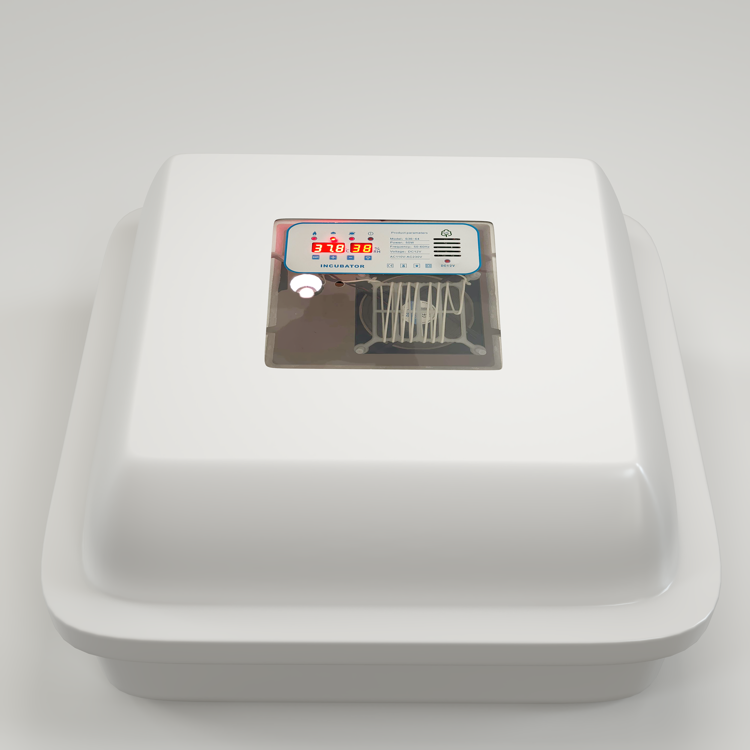 فقاسة بيض – الذهبي الجيل الأول بسعة ستٍ وخمسين بيضة (لبيض الدجاج فقط)
