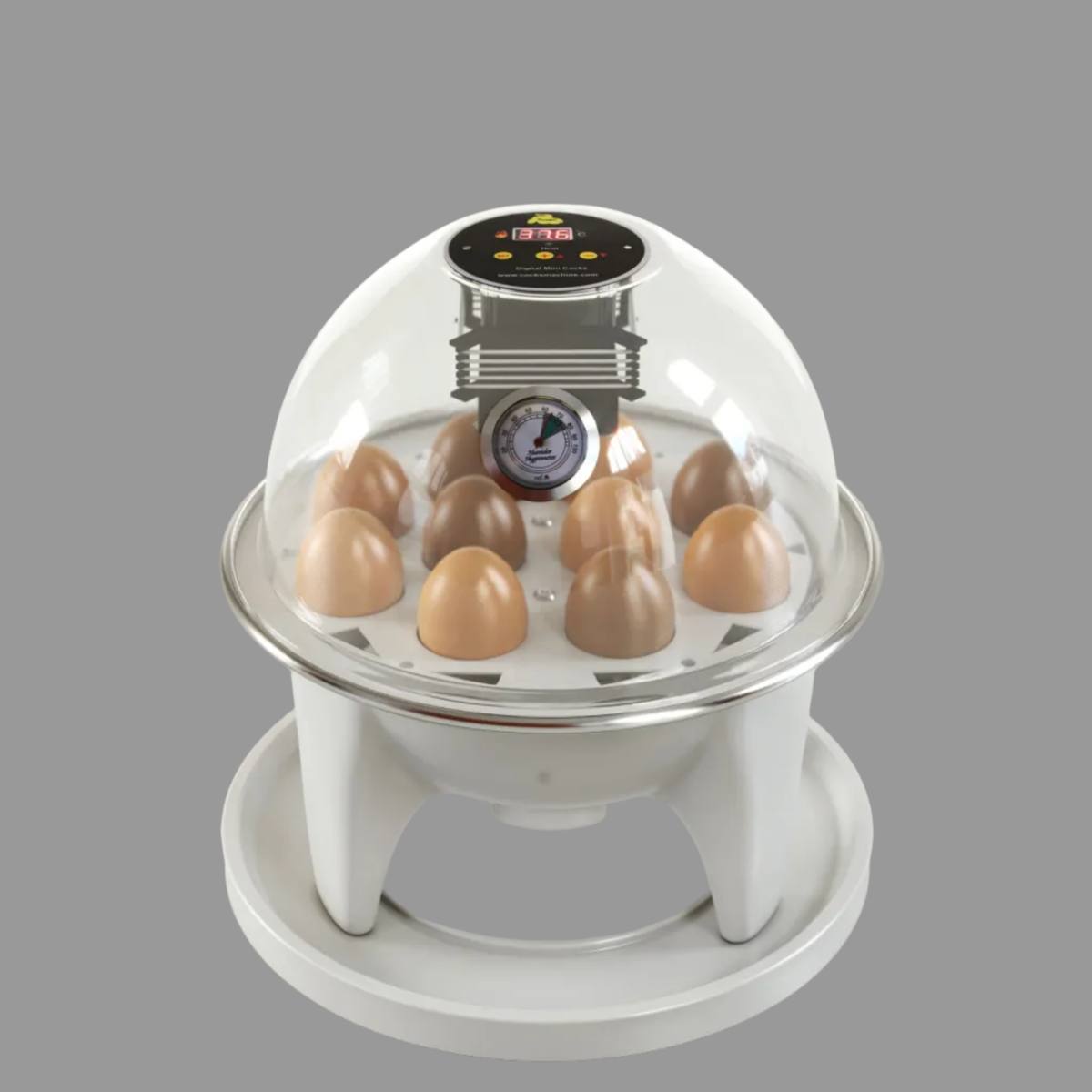 Mini Egg Incubator – Manual Egg Turning - Automatic Temperature Control (10 Eggs)