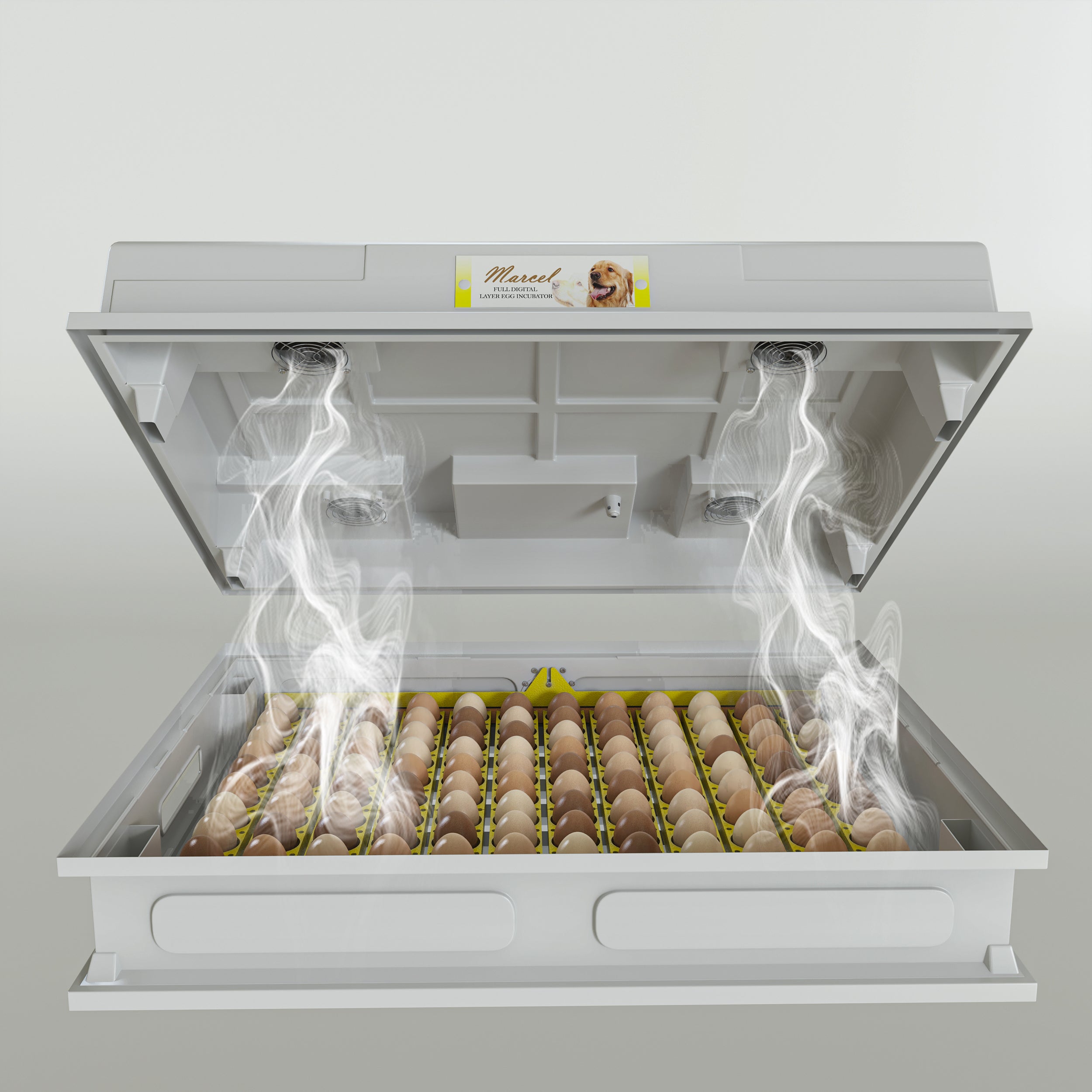 فقاسة بيض الدجاج بنظام طبقات معياري – سعة من مئة وعشرين إلى ألف ومئتي بيضة
